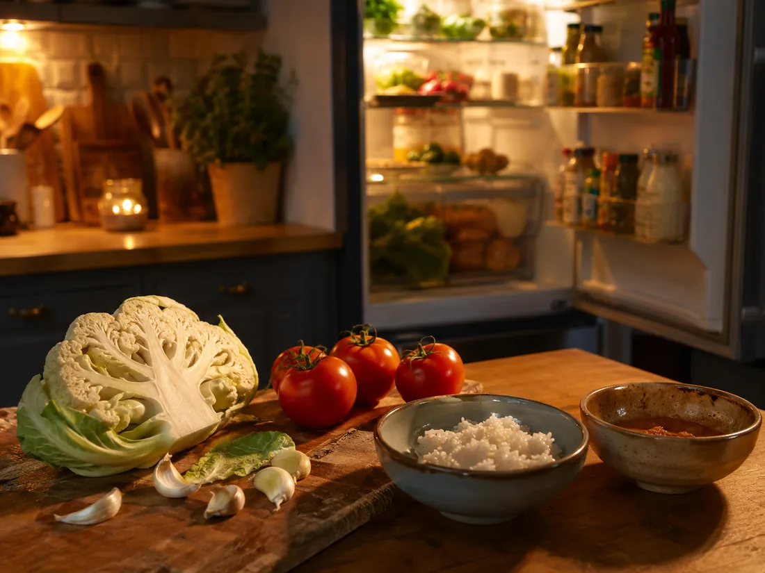 A real, lived-in kitchen counter