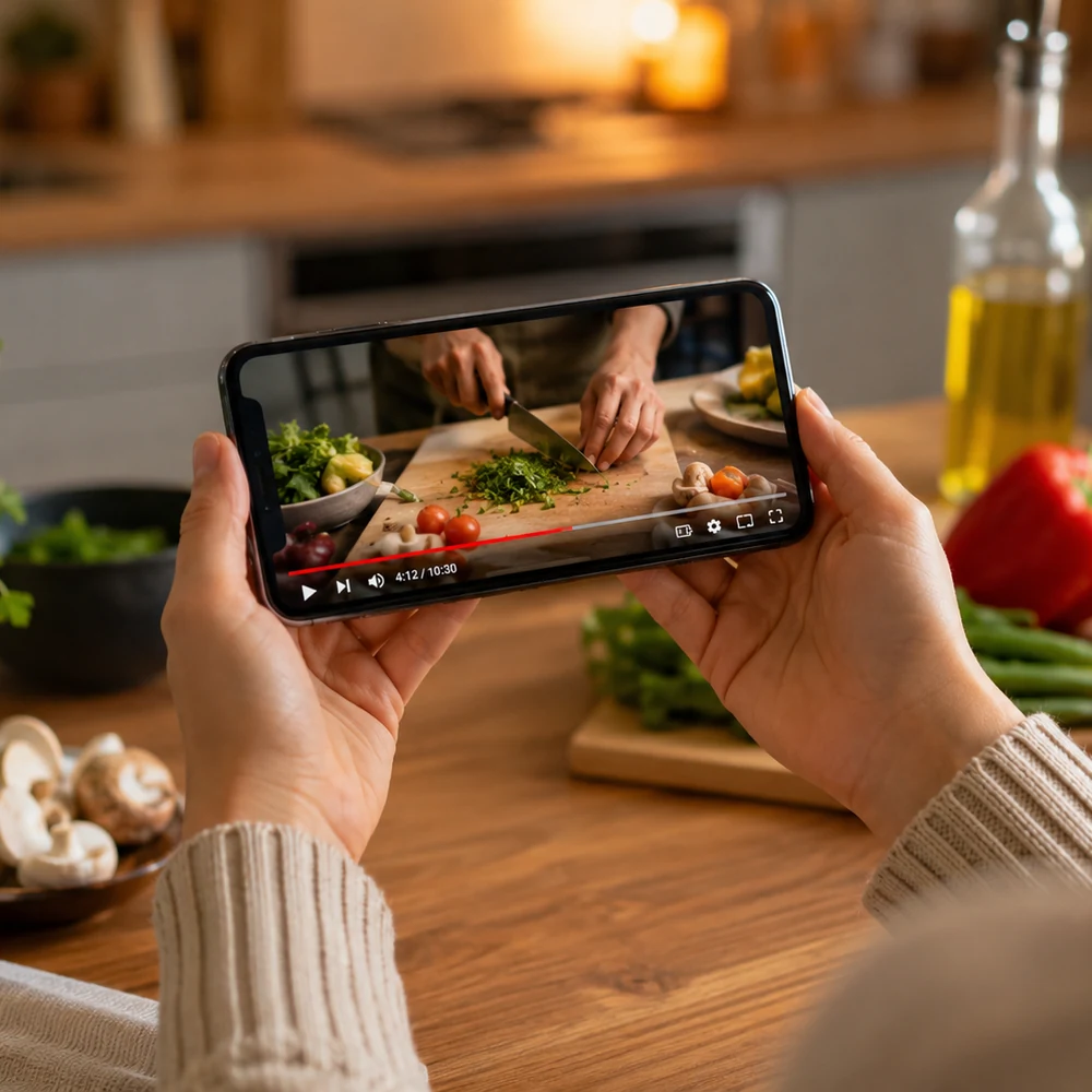 Turning a cooking video into a written recipe